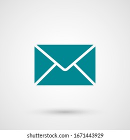 Mail icon. Envelope sign. Vector