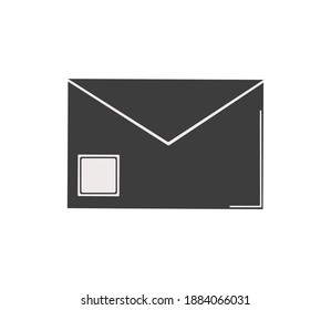 Mail-Symbol Umschlag-Schild. Vektorgrafik