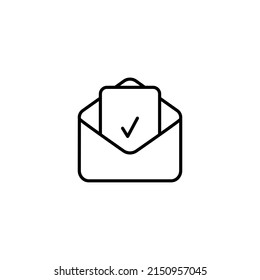 Mail icon. Envelope sign. Vector Illustration. Email icon. Letter icon. Transparent background. eps 10