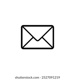 Mail Icon. Envelope Sign. Vector Illustration.