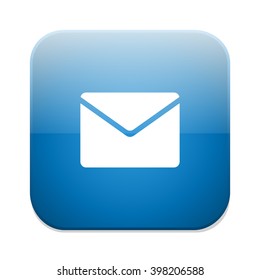Mail icon. Envelope symbol. Message button