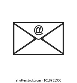 Mail icon. Envelope symbol modern, simple, vector, icon for website design, mobile app, ui. Vector Illustration
