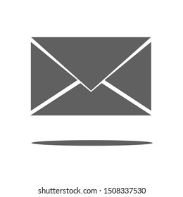 mail icon; envelope symbols, email notification concept isolated on white background. vector illustration  