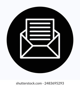 Mail Icon, Envelope Icon Vector, 