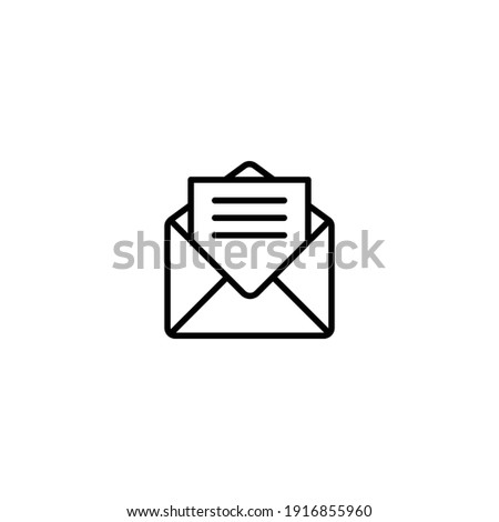 Mail icon, envelope icon vector for web, computer and mobile app