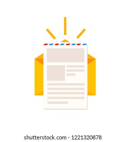 mail icon, eps 10
