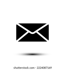 Mail icon. flat design vector illustration for web and mobile