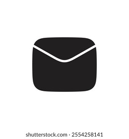 Mail icon Flat line illustration