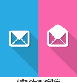 mail  icon great for any use. Vector EPS10.