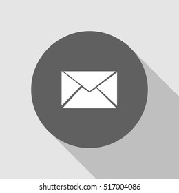 mail icon illustration, can be used for web and design, simple vector sign symbol