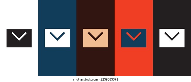 Mail icon illustration isolated vector sign symbol
