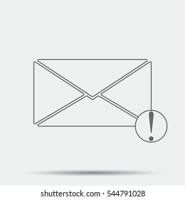 Mail Icon illustration isolated vector sign symbol