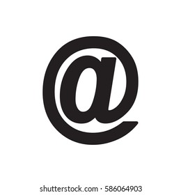 at mail icon illustration isolated vector sign symbol