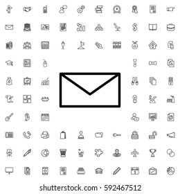 mail icon illustration isolated vector sign symbol. Company icons vector set.