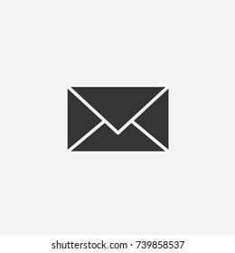 Mail icon illustration isolated vector sign symbol