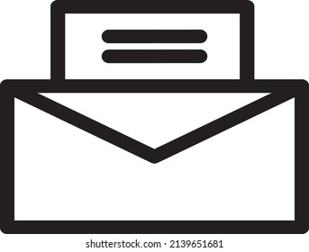 Mail Icon, mail incoming flat icon logo illustration vector isolated. Icon set suitable for web design, logo, app, etc