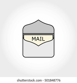 Mail Icon. Isolated.