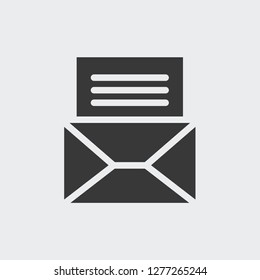 Mail icon isolated on background. Envelope symbol modern, simple, vector, icon for website design, mobile app, ui. Vector Illustration
