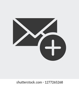 Mail icon isolated on background. Envelope symbol modern, simple, vector, icon for website design, mobile app, ui. Vector Illustration