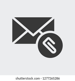 Mail icon isolated on background. Envelope symbol modern, simple, vector, icon for website design, mobile app, ui. Vector Illustration