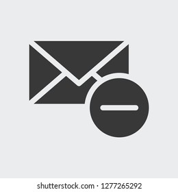 Mail icon isolated on background. Envelope symbol modern, simple, vector, icon for website design, mobile app, ui. Vector Illustration