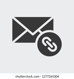 Mail icon isolated on background. Envelope symbol modern, simple, vector, icon for website design, mobile app, ui. Vector Illustration