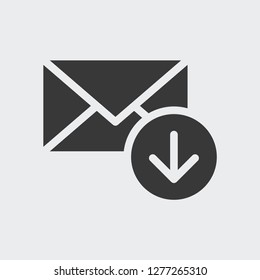 Mail icon isolated on background. Envelope symbol modern, simple, vector, icon for website design, mobile app, ui. Vector Illustration