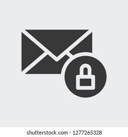 Mail icon isolated on background. Envelope symbol modern, simple, vector, icon for website design, mobile app, ui. Vector Illustration