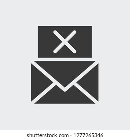 Mail icon isolated on background. Envelope symbol modern, simple, vector, icon for website design, mobile app, ui. Vector Illustration