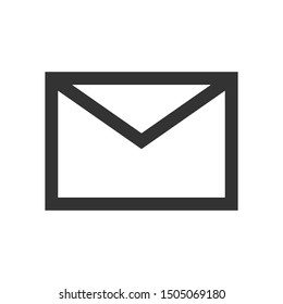 Mail icon isolated on white background. Envelope symbol modern, simple, vector, icon for website design, mobile app, ui. Vector Illustration