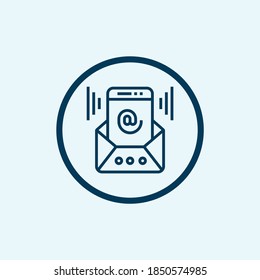 mail icon isolated on white background from shopping and e-comerce collection. mail icon trendy and modern mail symbol for logo, web, app