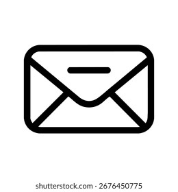 Mail Icon isolated on white background