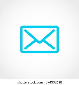 Mail Icon Isolated on White Background