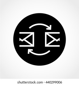 mail Icon Isolated on White Background