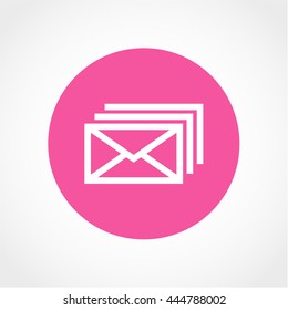 mail Icon Isolated on White Background