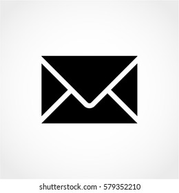 Mail Icon Isolated on White Background