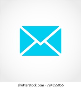 E-Mail-Symbol einzeln auf weißem Hintergrund