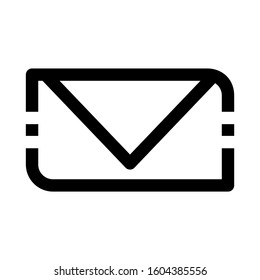 mail icon isolated sign symbol vector illustration - Collection of high quality black style vector icons
