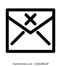 mail icon isolated sign symbol vector illustration - Collection of high quality black style vector icons
