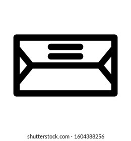 mail icon isolated sign symbol vector illustration - Collection of high quality black style vector icons
