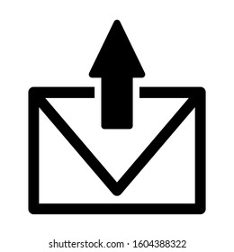 mail icon isolated sign symbol vector illustration - Collection of high quality black style vector icons
