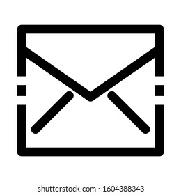 mail icon isolated sign symbol vector illustration - Collection of high quality black style vector icons
