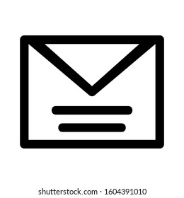 mail icon isolated sign symbol vector illustration - Collection of high quality black style vector icons
