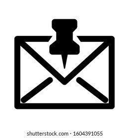 mail icon isolated sign symbol vector illustration - Collection of high quality black style vector icons

