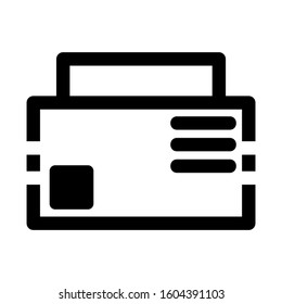mail icon isolated sign symbol vector illustration - Collection of high quality black style vector icons
