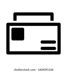 mail icon isolated sign symbol vector illustration - Collection of high quality black style vector icons
