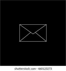 Mail icon  isolated vector illustration outline