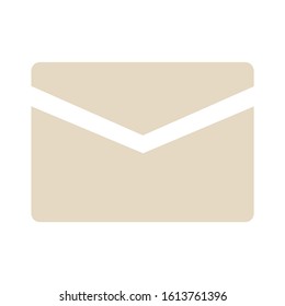 Icono de correo, botón de mensaje de carta - buzón, correo electrónico de sobre, correo postal