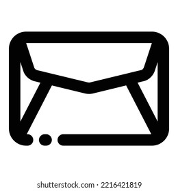 mail icon with line style. message, mail icon illustration, email. suitable for web design and other design media