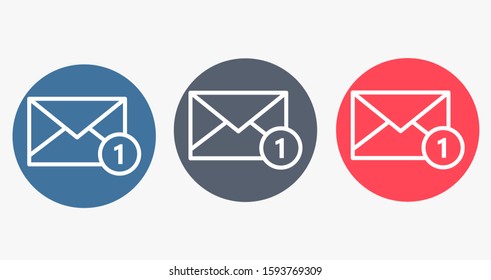 Mail icon line vector. Symbol of communication or message, envelope with trendy flat line style icon for web Mail icon line vector , logo, app, UI design. 